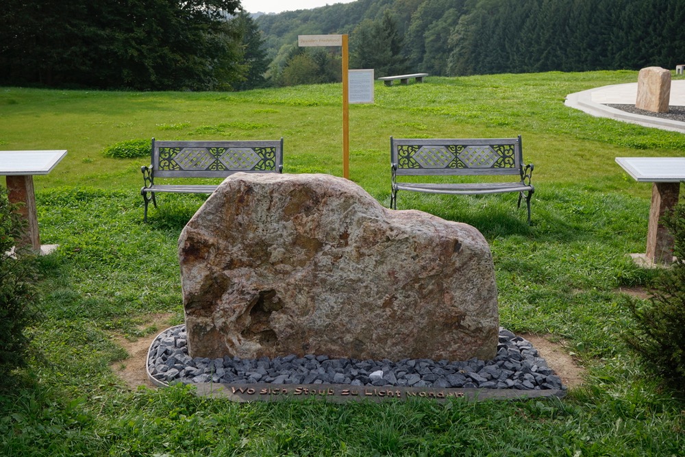 Der frühere Ort des Schildes