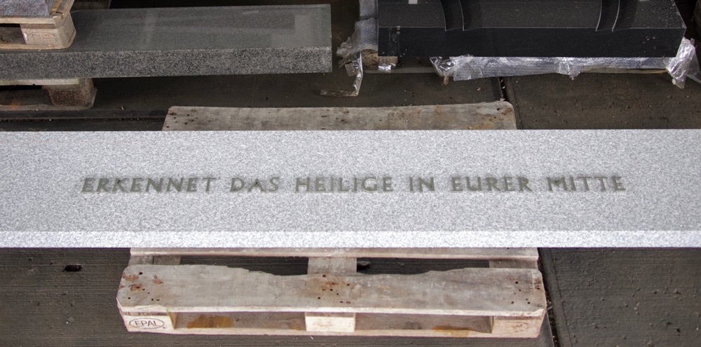 Step - recognize the Holy