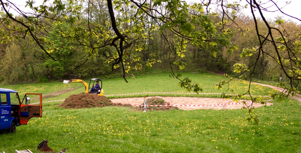 Beginning of the construction work