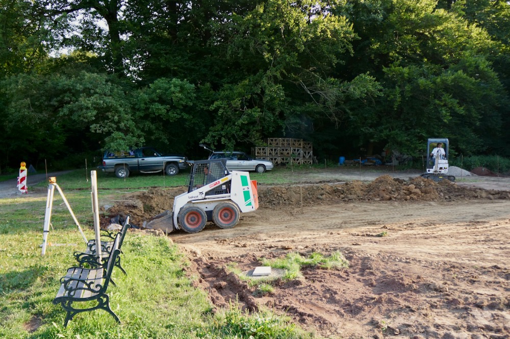 So much earth is it necessary to remove for a flat surfaceSo much earth is it necessary to remove for a flat surface