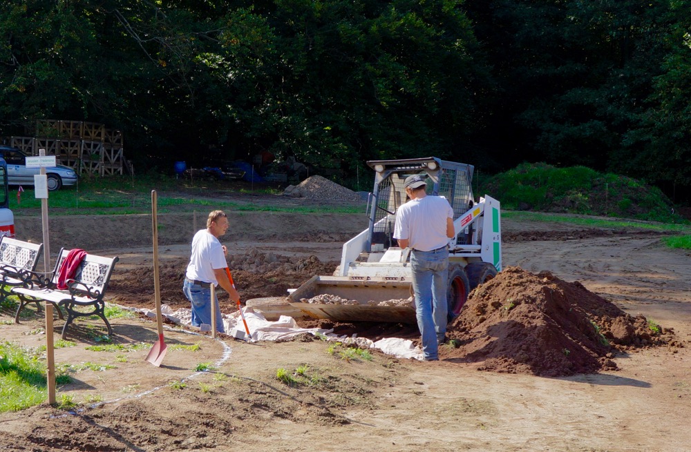 A lot of earth has been removed