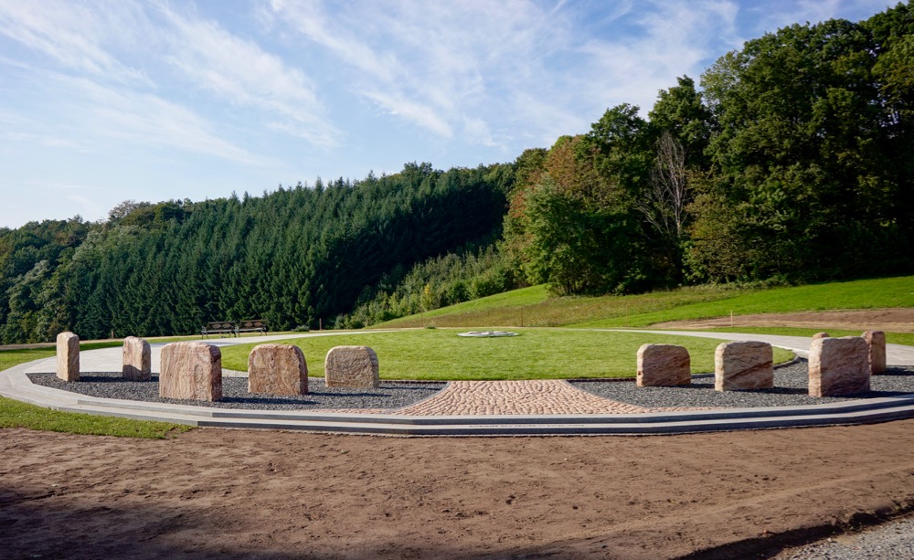 The new entrance to the monument