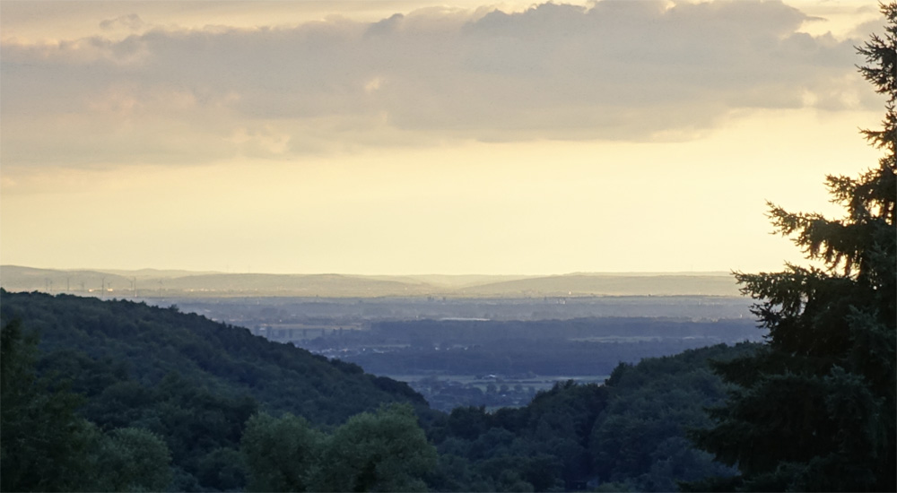 View into the Rhine Valley from the Jerusalem Friedensmal